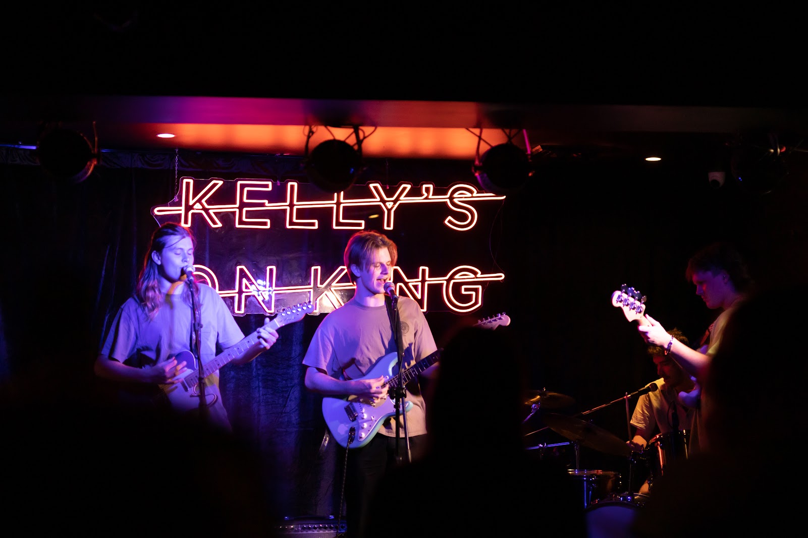 The band performing at Kelly's on King